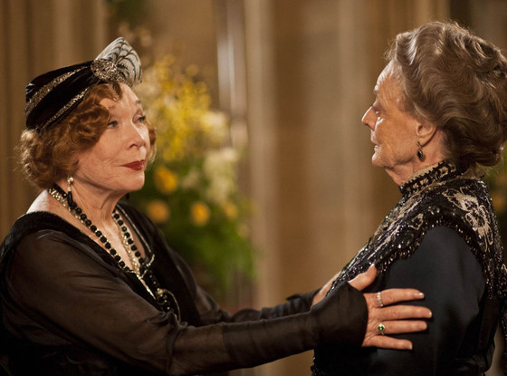 Shirley MacLaine, Maggie Smith, Downton Abbey Shirley MacLaine, Maggie Smith, Downton Abbey